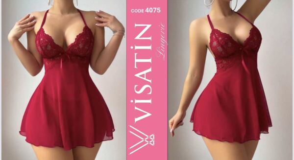 VİSATİN 4075 SATEN GECELİK