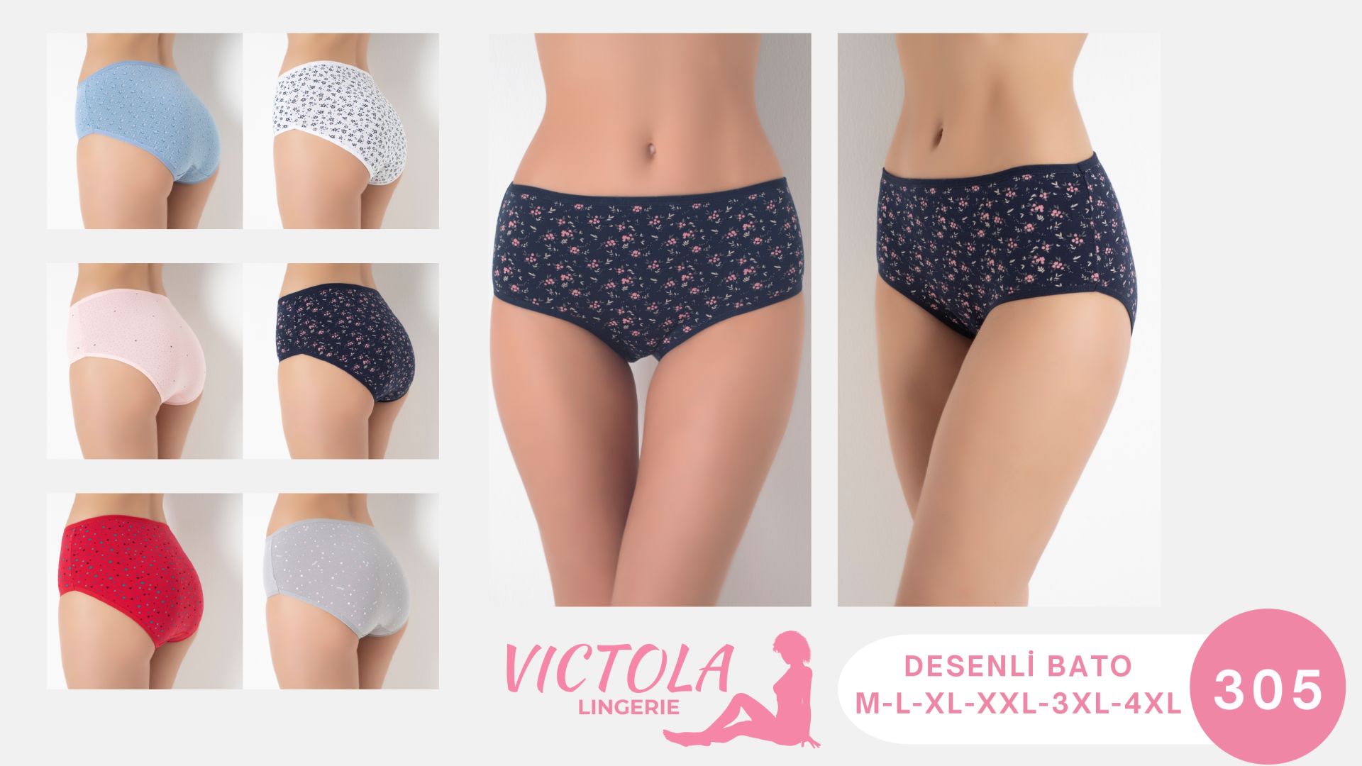 VİCTOLA 305 BAYAN DESENLİ BATO