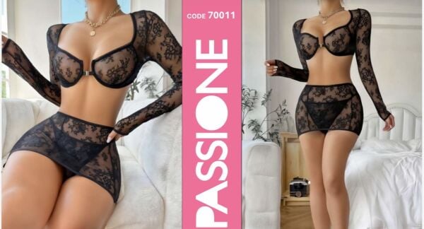 REAL PASSIONE 70011 FANTEZİ BÜSTİYER ETEK TAKIM