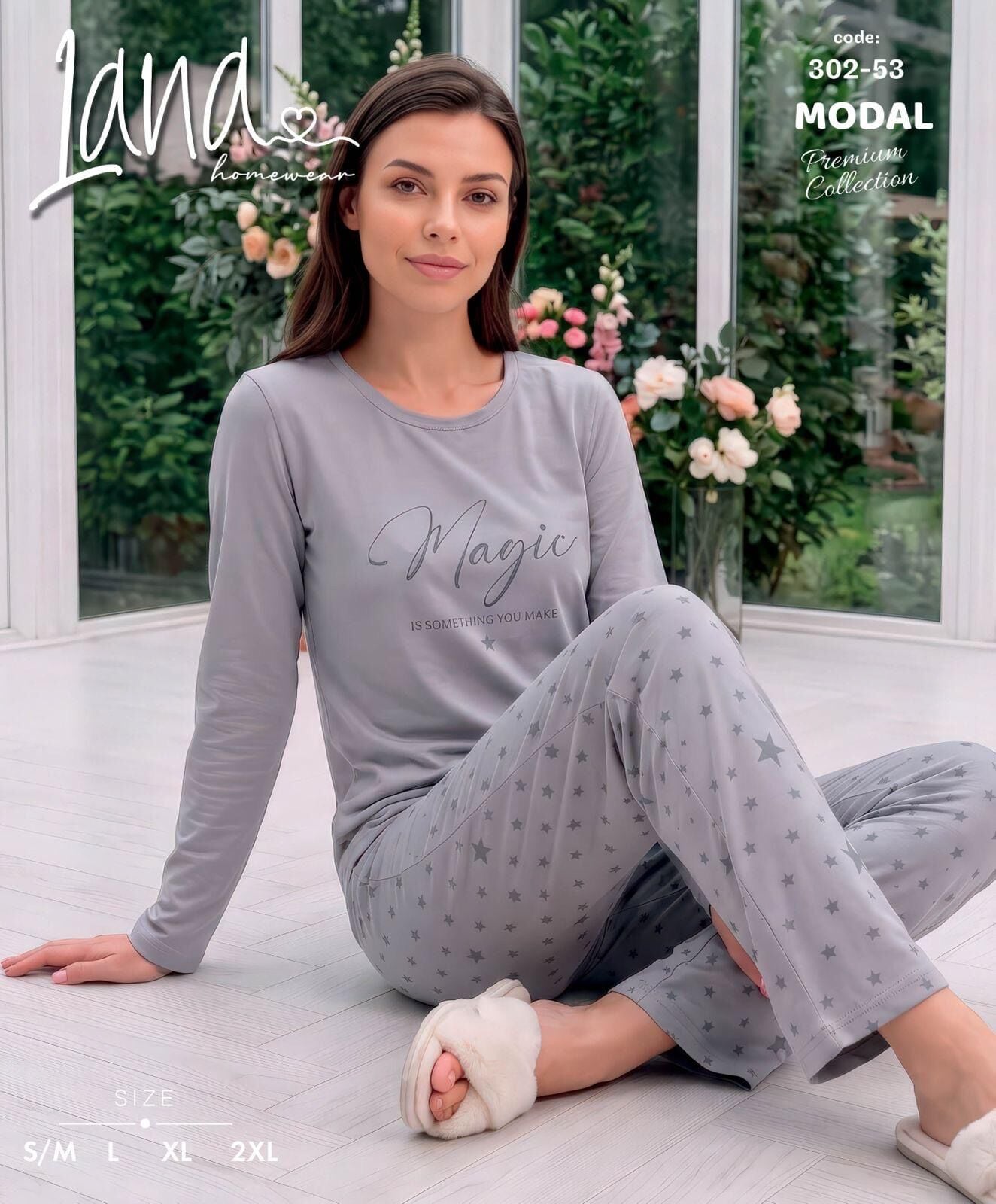 LANA 302-53 BAYAN MODAL PİJAMA TAKIM