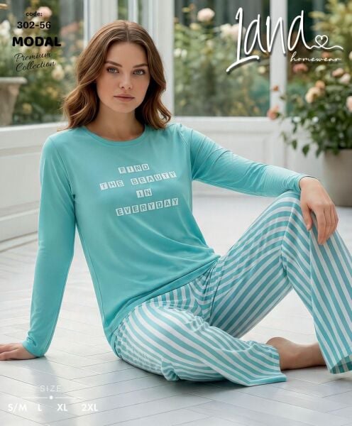 LANA 302-56 BAYAN MODAL PİJAMA TAKIM