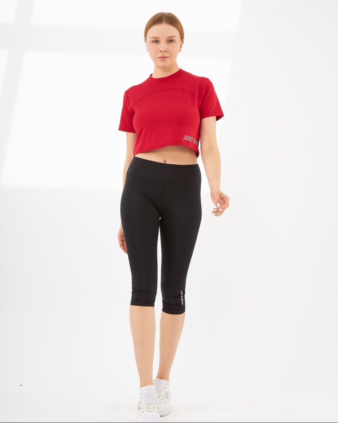 ŞIMART 22516 BAYAN CROP BADY ŞORT TAKIM