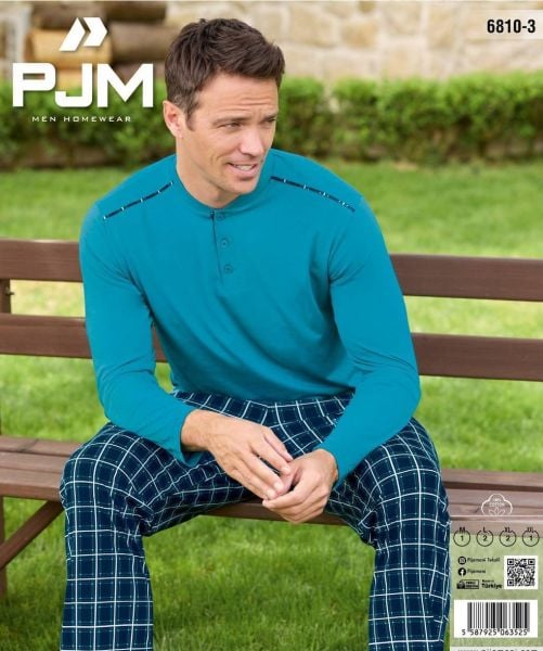 PJM 6810-3 ERKEK PENYE PİJAMA TAKIM