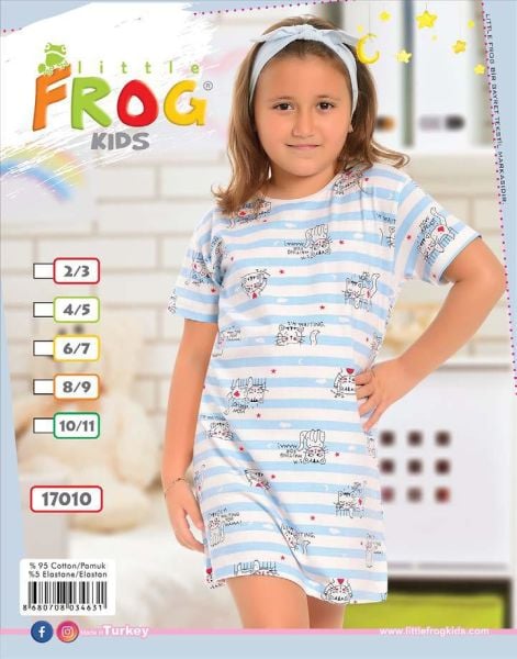 FROG 17010 KIZ ELBİSE 3-11 YAŞ