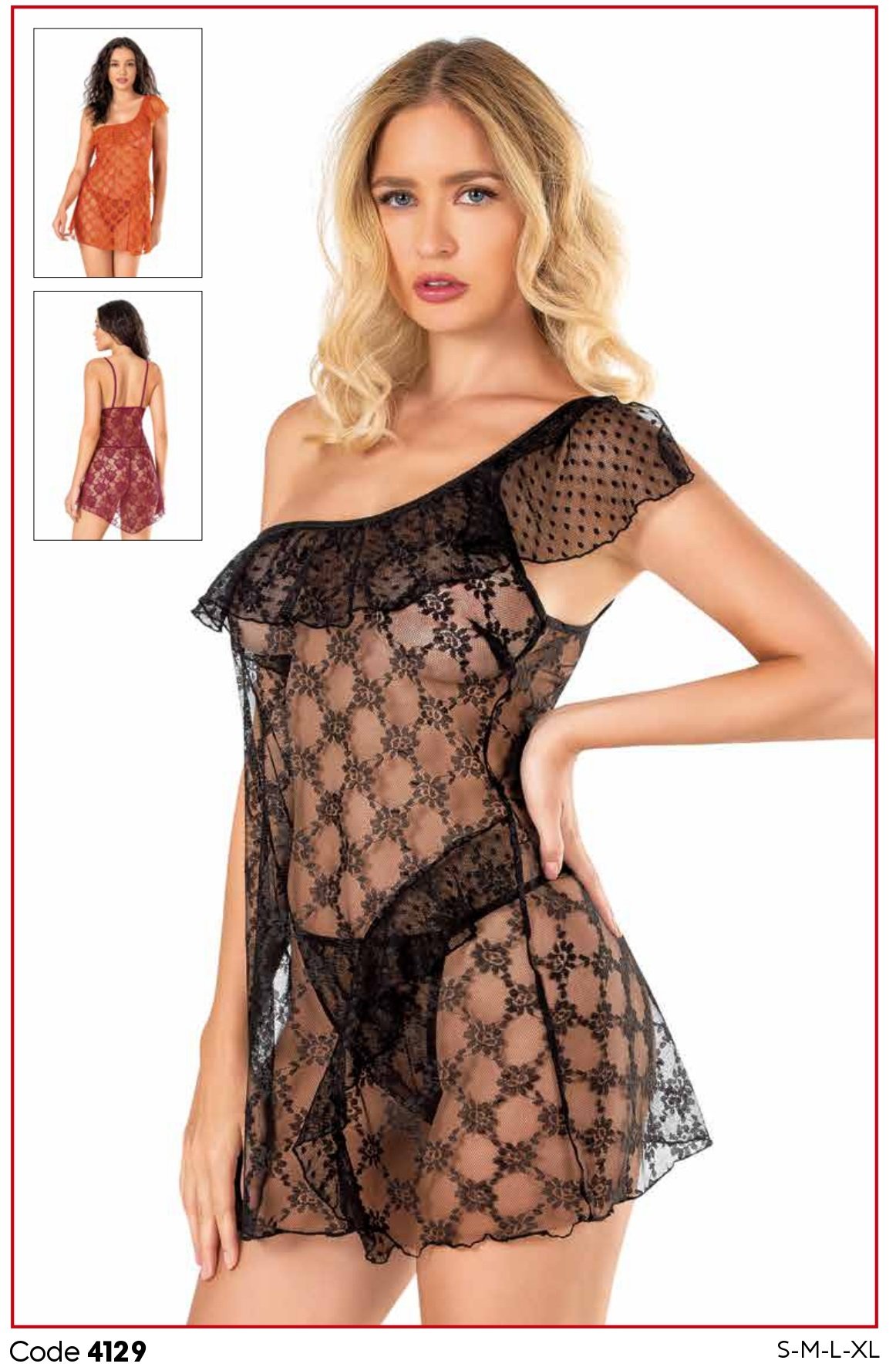 PRİMODA 4129 KISA TÜL GECELİK