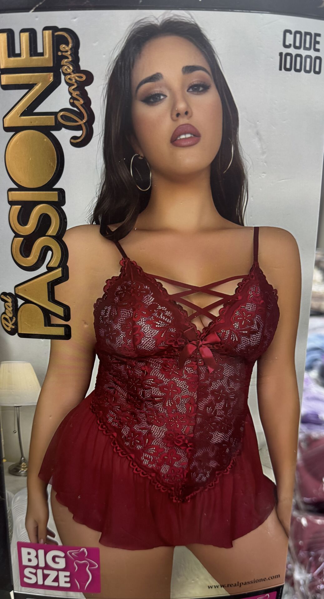 REAL PASSIONE 10000 FANTAZİ BIG SIZE BABYDOLL