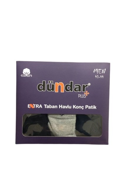 DÜNDAR 7040 ERKEK PLUS TABAN HAVLU KONÇ PATİK