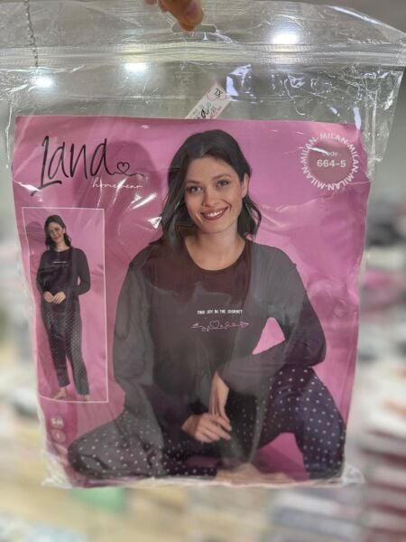 LANA 664-5 ENJEKSİYON BASKI PİJAMA TAKIMI