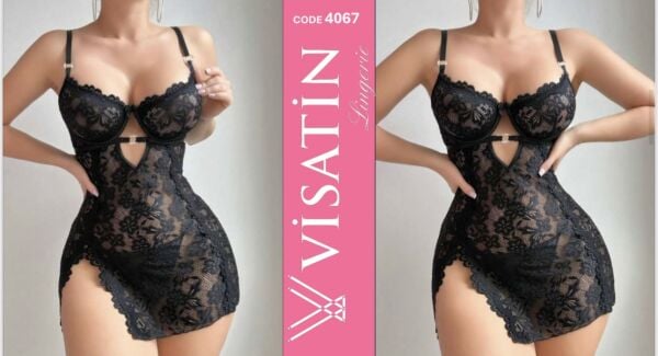 VİSATİN 4067 SATEN GECELİK