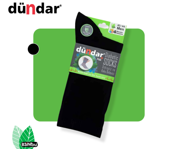 DÜNDAR 6982 ERKEK PLUS BAMBU DİABETİK ÇORAP