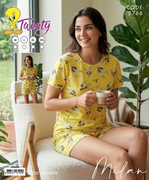 TİME MODA 2766 MİLAN BEYZİK ŞORTLU TAKIM