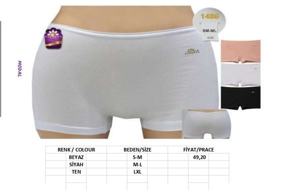 PAPATYA 1486 BAYAN MODAL ŞORT