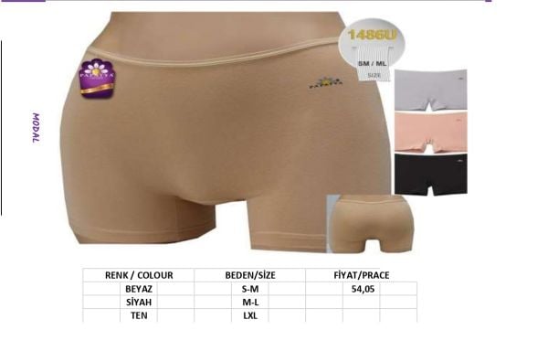 PAPATYA 1486 BAYAN MODAL ŞORT