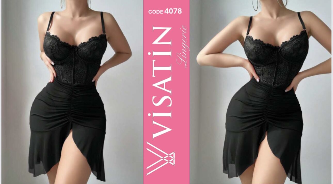 VİSATİN 4078 SATEN GECELİK