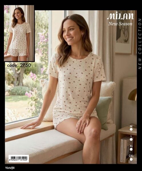 TİME MODA 2750 MİLAN BEYZİK ŞORTLU TAKIM