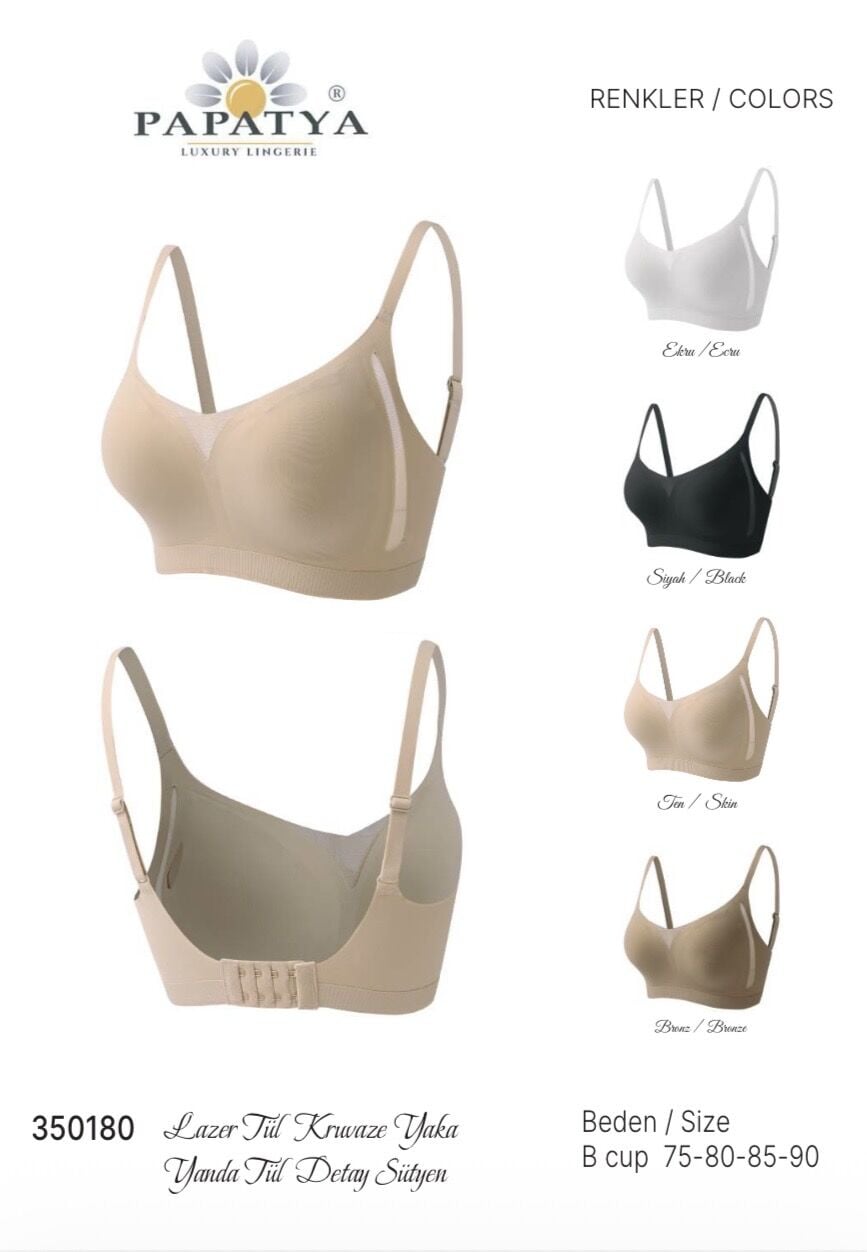 PAPATYA 350180 LAZER PEDLİ DESTEKSİZ SÜTYEN