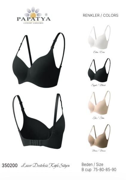 PAPATYA 350200 LAZER DESTEKSİZ KAPLI SÜTYEN