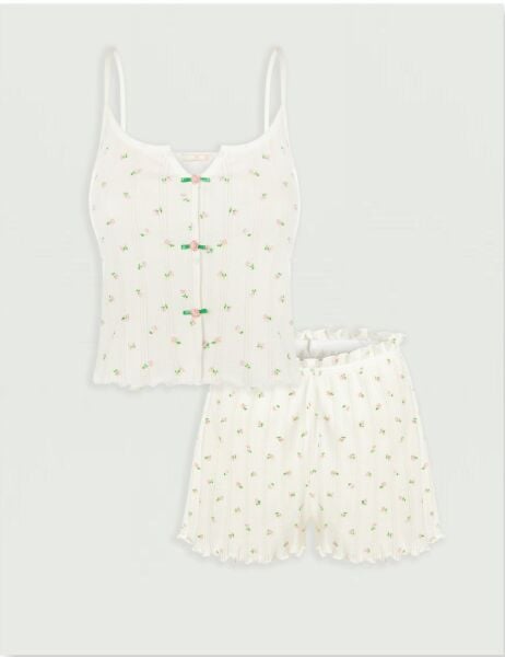 KOZA 70155 BAYAN RİBANA İP ASKI ŞORTLU TAKIM