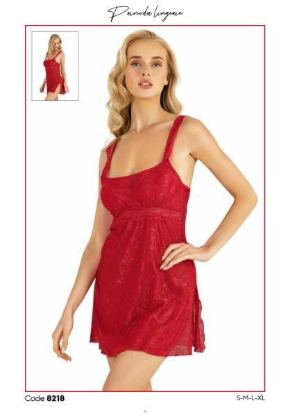 PRİMODA 8218 SATEN KISA GECELİK