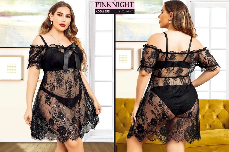 PINKNIGHT 6655 FANTAZİ ELBİSE 2XL-3XL-4XL