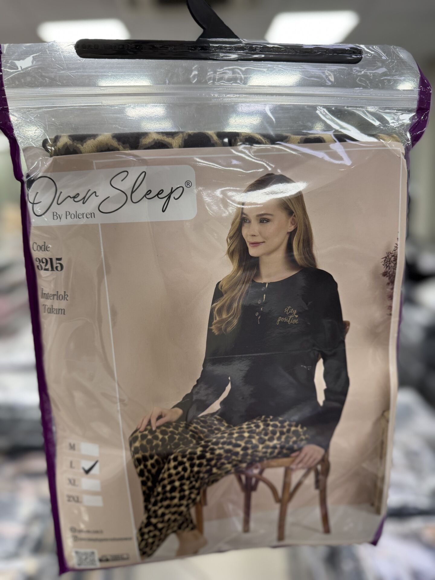 OVER SLEEP 3215 BAYAN İNTERLOK PİJAMA TAKIM