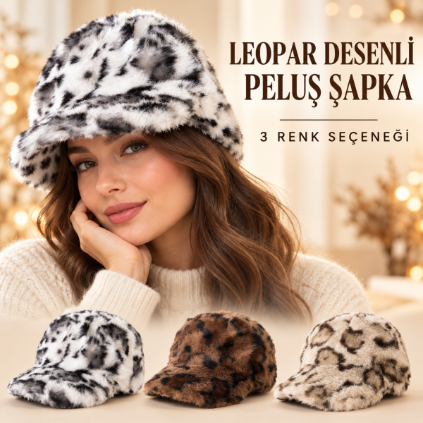 SUFFE WE-0806 KADIN LÜX PELUŞ ŞAPKA