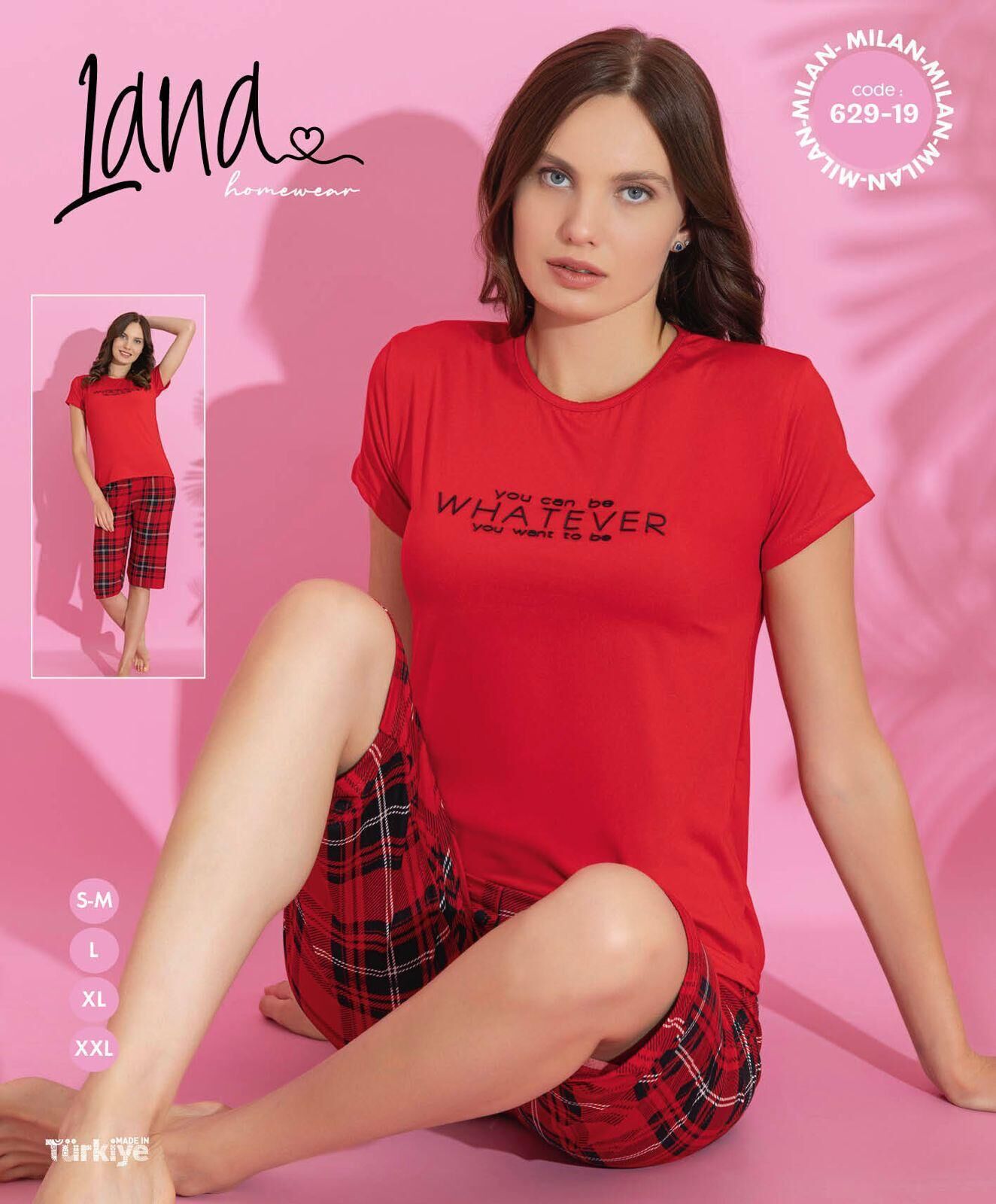 LANA 629-19 BAYAN MİLAN KAPRİ TAKIM