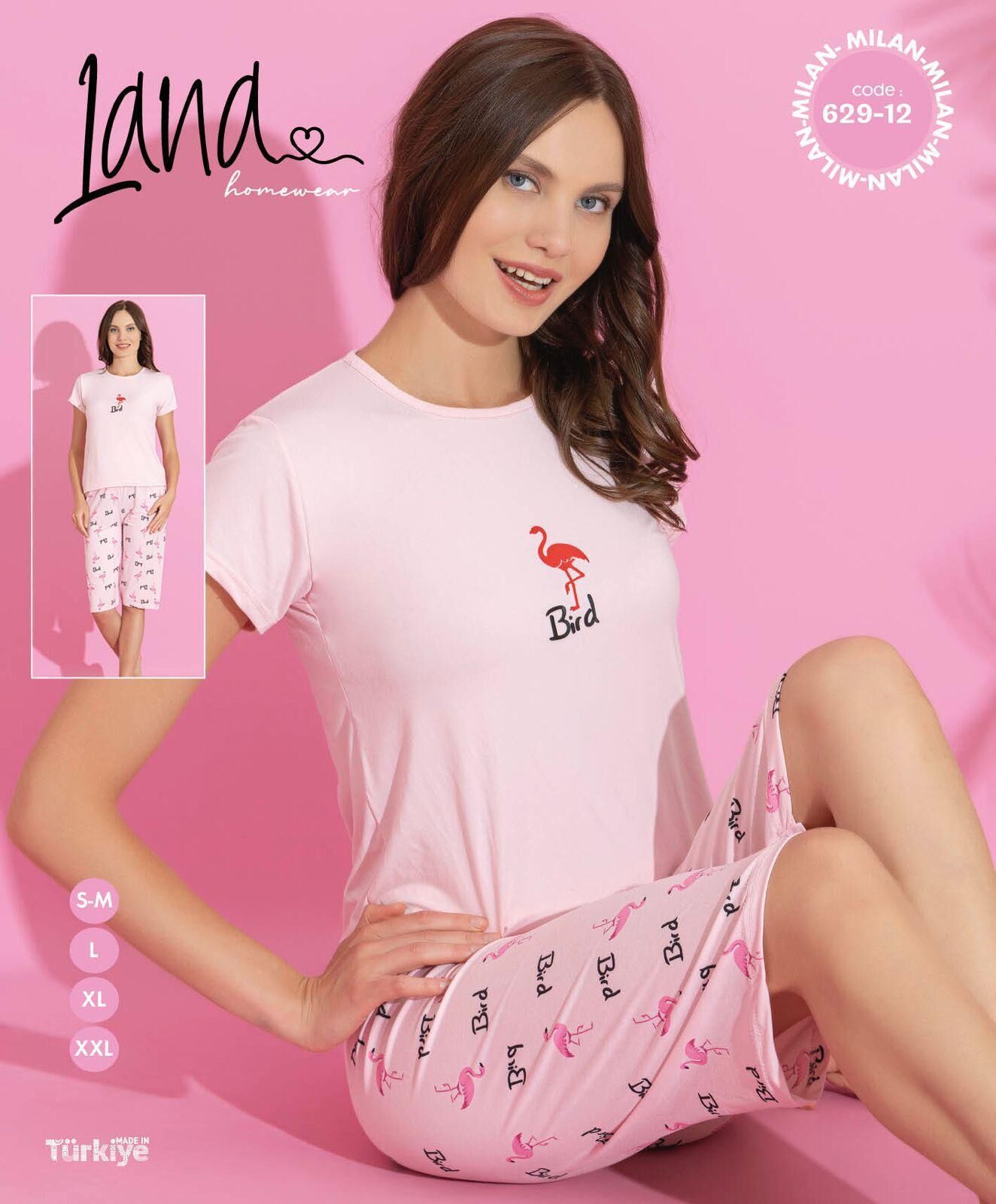 LANA 629-12 BAYAN MİLAN KAPRİ TAKIM