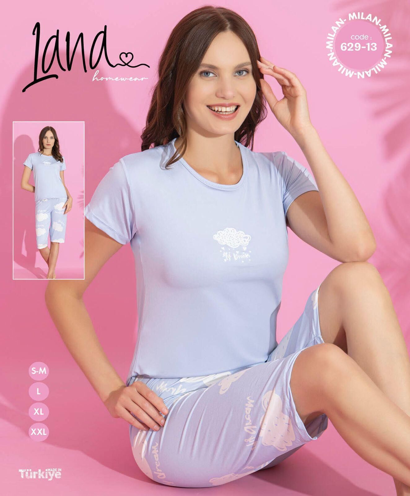 LANA 629-13 BAYAN MİLAN KAPRİ TAKIM