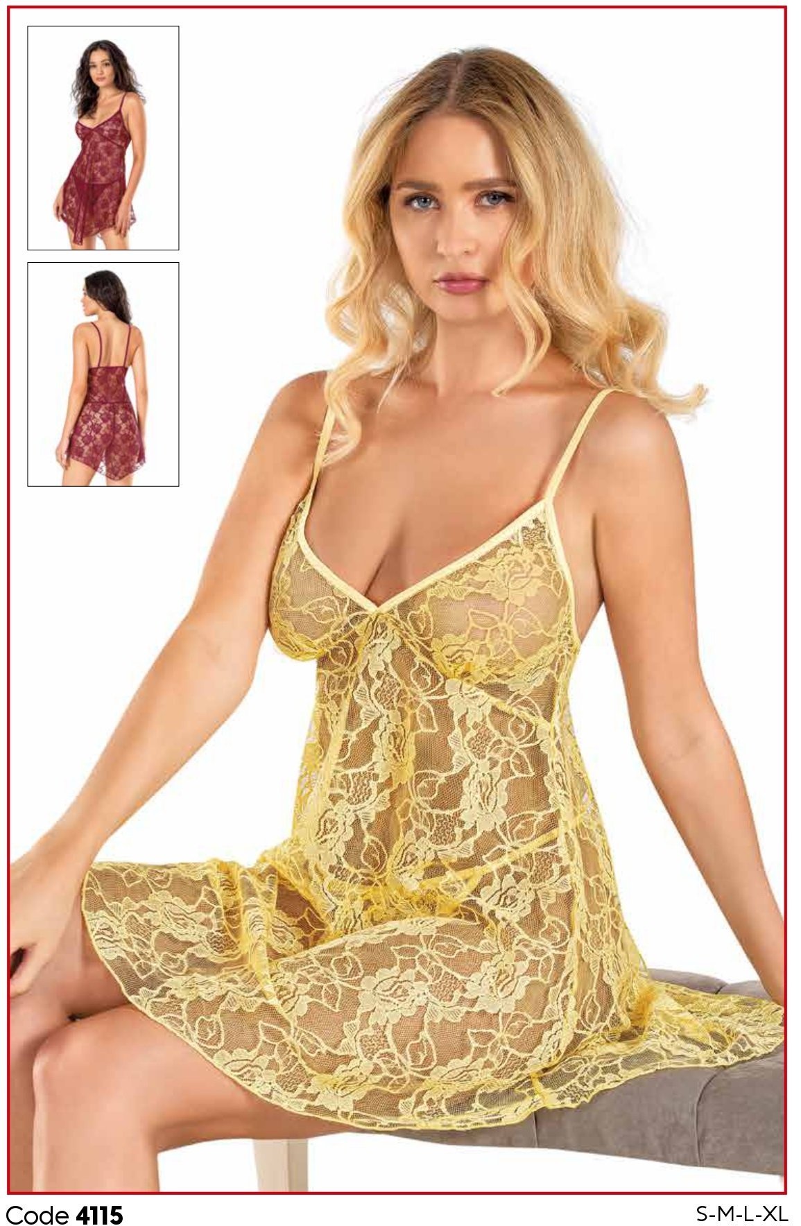 PRİMODA 4115 KISA TÜL GECELİK
