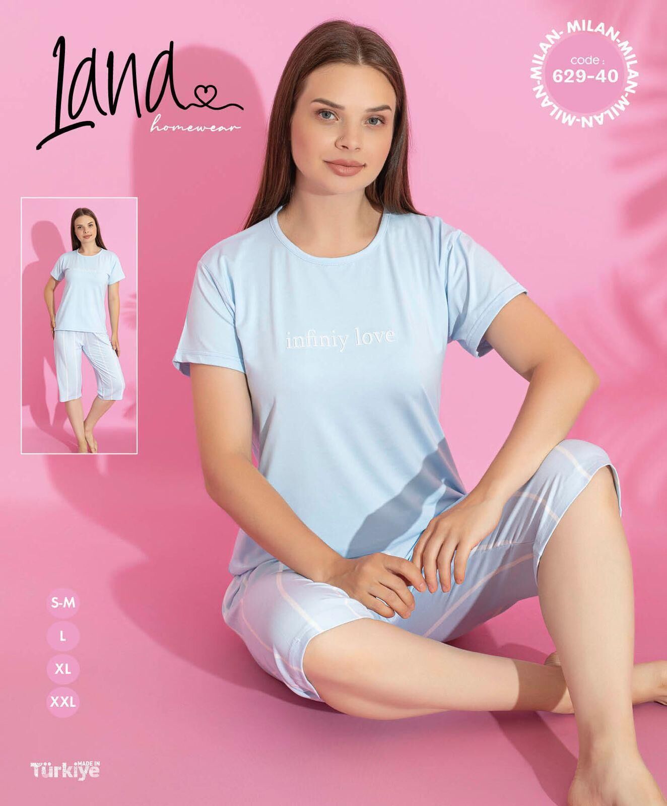 LANA 629-40 BAYAN MİLAN KAPRİ TAKIM