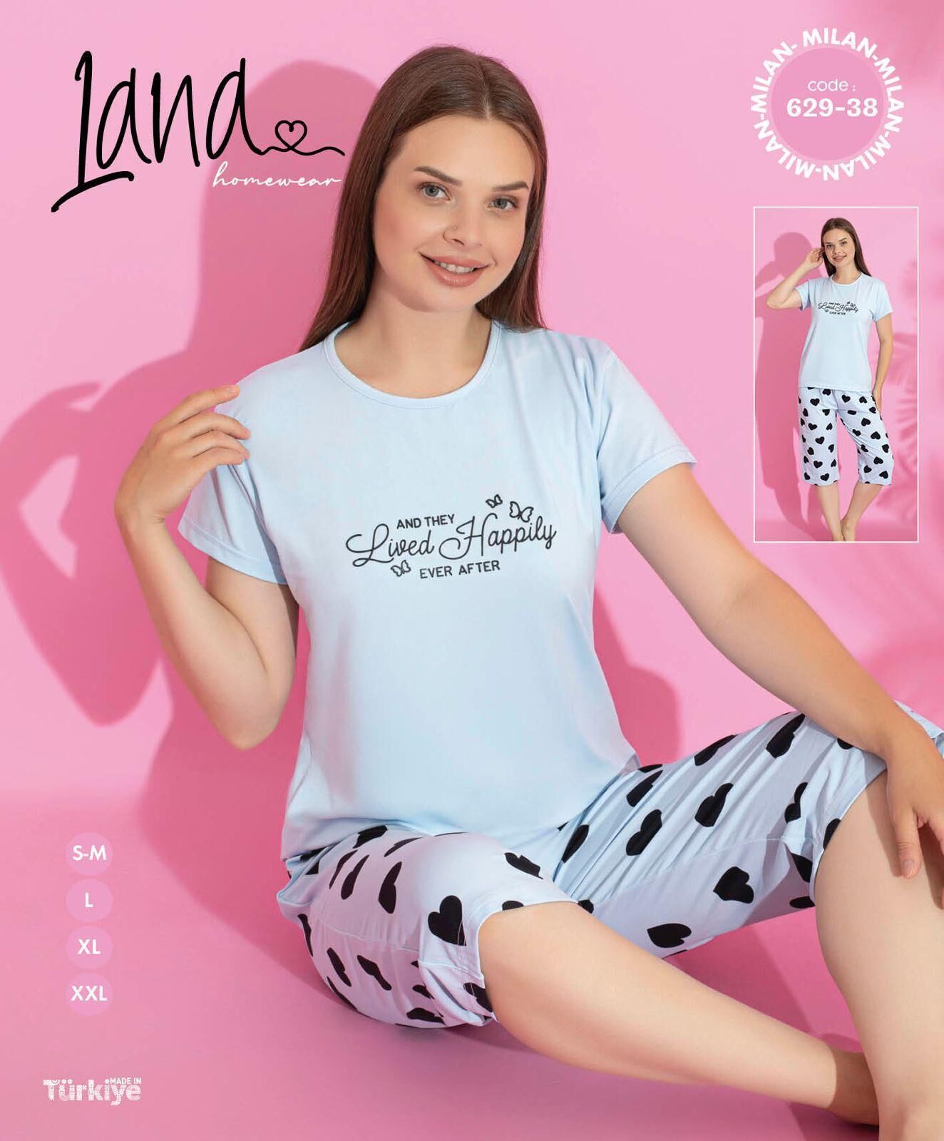 LANA 629-38 BAYAN MİLAN KAPRİ TAKIM