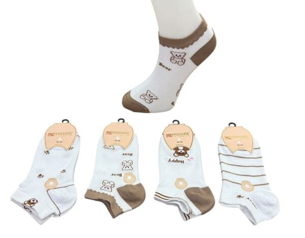 MOSAİC 3380 BAYAN PENYE DİKİŞSİZ AYICIKLI PATİK