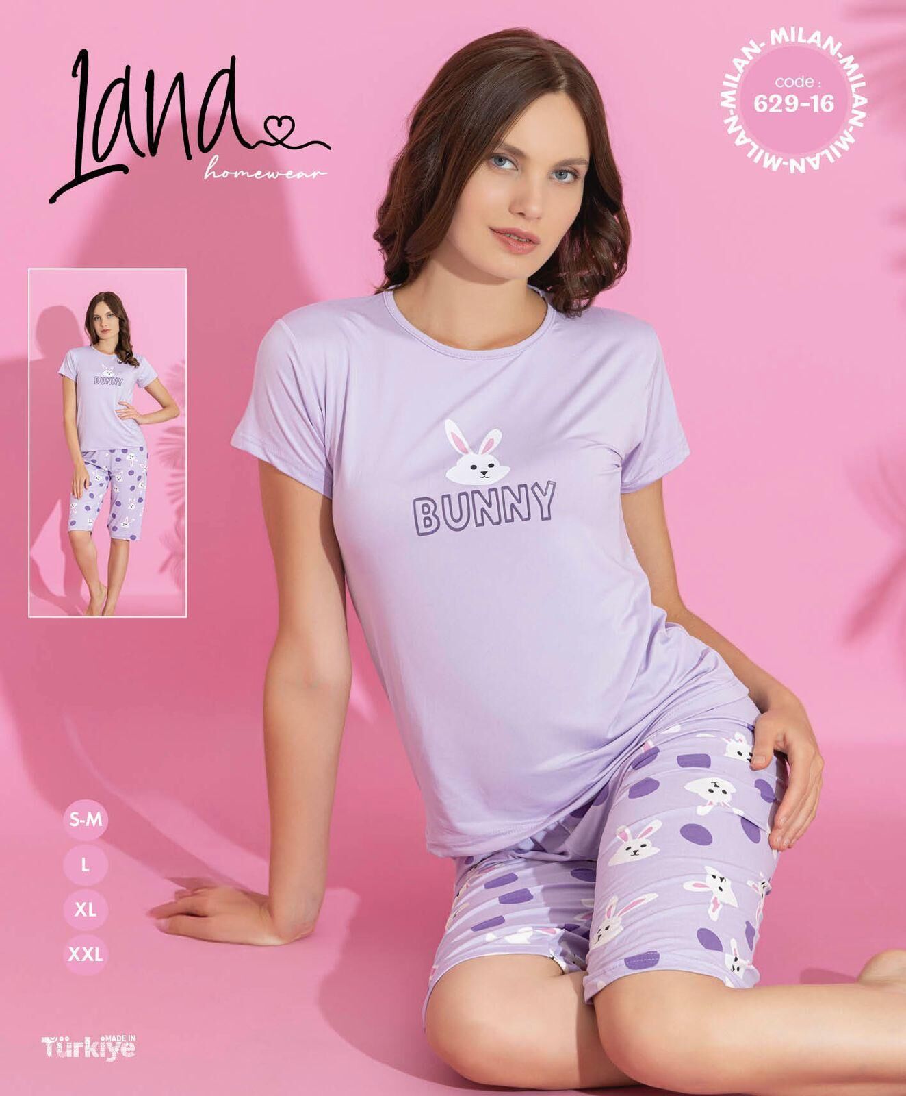 LANA 629-16 BAYAN MİLAN KAPRİ TAKIM