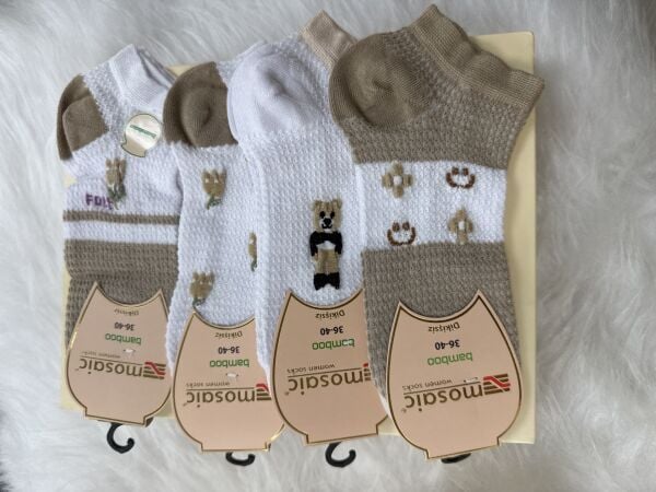 MOSAİC 4160 BAYAN BAMBU DİKİŞSİZ PATİK