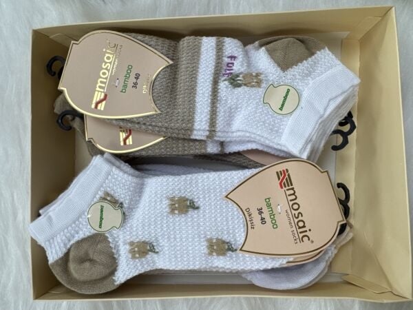 MOSAİC 4160 BAYAN BAMBU DİKİŞSİZ PATİK