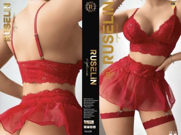RUSELİN 2199 FANTAZİ KOSTÜM KIRMIZI