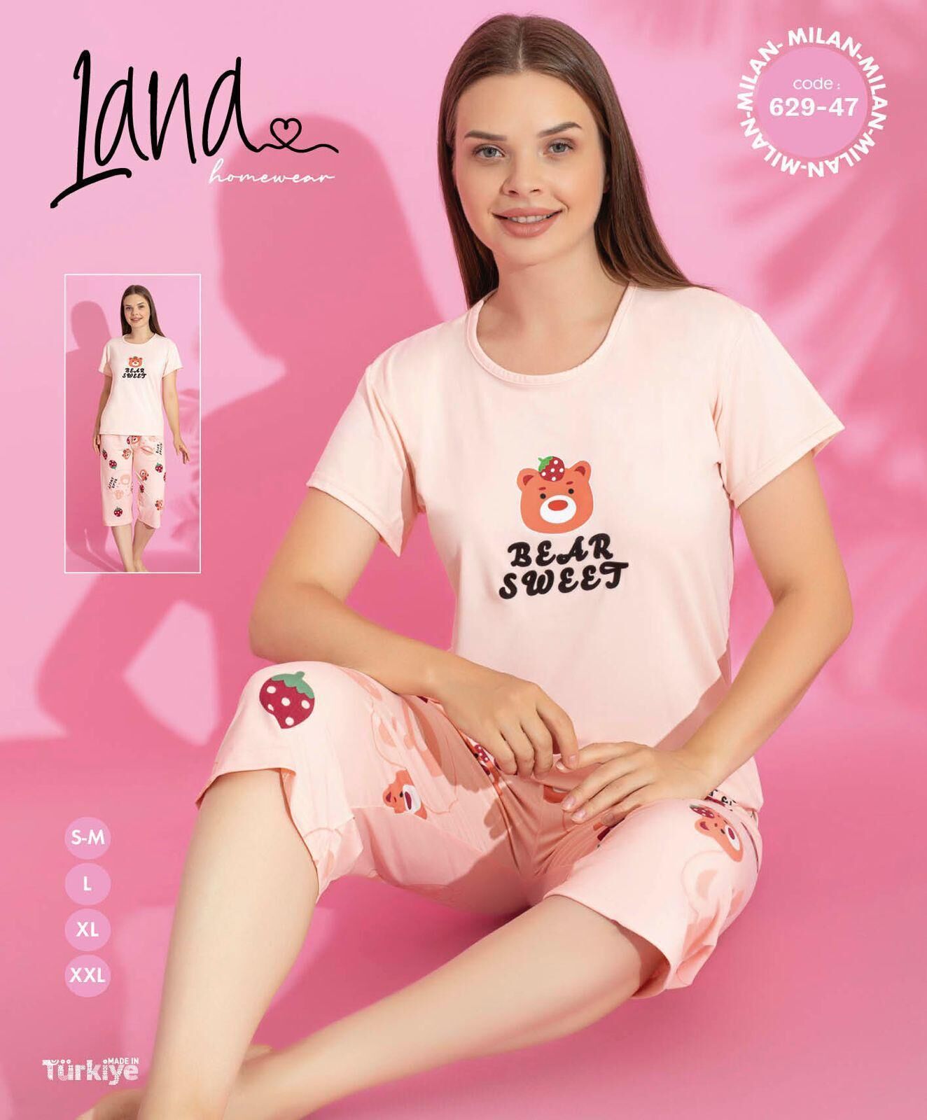 LANA 629-47 BAYAN MİLAN KAPRİ TAKIM