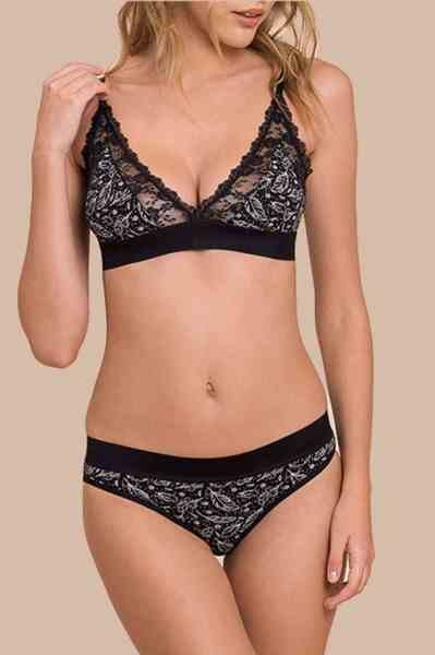 COTTONHILL 1823 BRALET DESENLİ SÜTYEN TAKIM