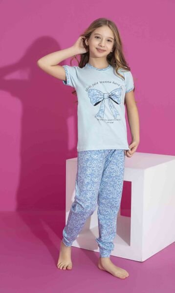 TARIK 2973 KIZ GES 10-15 YAŞ K.KOL PİJAMA TAKIM