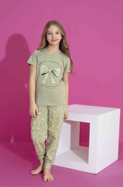 TARIK 2973 KIZ GES 10-15 YAŞ K.KOL PİJAMA TAKIM