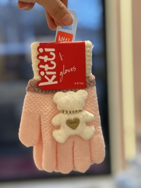 KİTTİ K25230-02 KIZ ÇOCUK ÖRME ELDİVEN 4-8 YAŞ