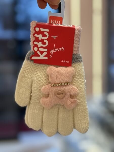 KİTTİ K25230-02 KIZ ÇOCUK ÖRME ELDİVEN 4-8 YAŞ