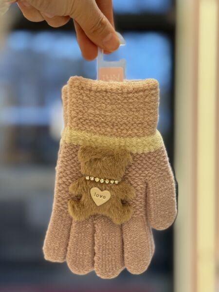 KİTTİ K25230-02 KIZ ÇOCUK ÖRME ELDİVEN 4-8 YAŞ