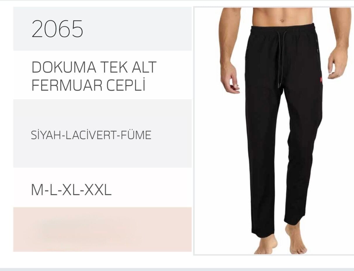 JİBER 2065 ERKEK DOKUMA TEK ALT