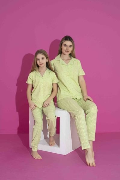 TARIK 3032 BAYAN GÖMLEK K.KOL PİJAMA TAKIM