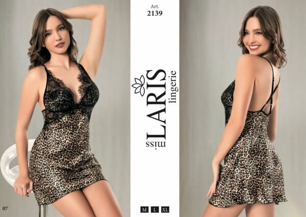 MİSS LARİS 2139 SATEN KISA GECELİK