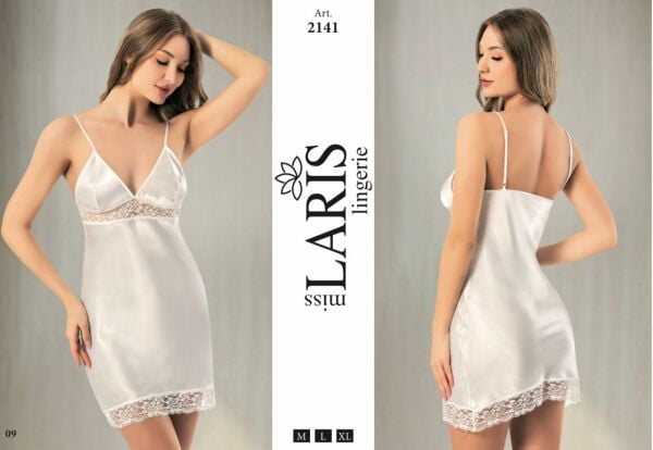 MİSS LARİS 2141 SATEN KISA GECELİK