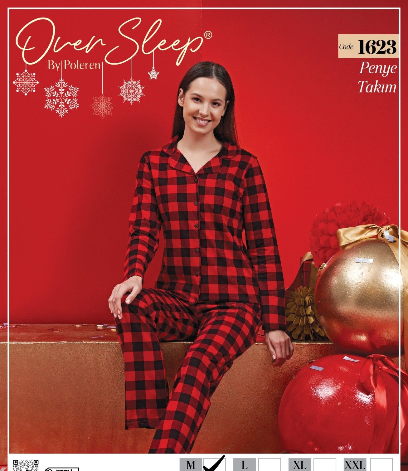 OVER SLEEP 1623 BAYAN DÜĞ.PİJAMA TAKIM
