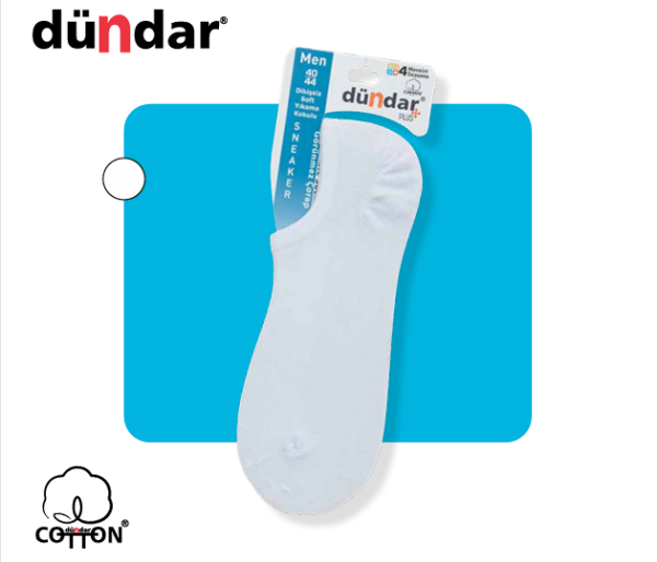 DÜNDAR 5558 ERKEK PLUS SNEAKER BABET ÇORAP
